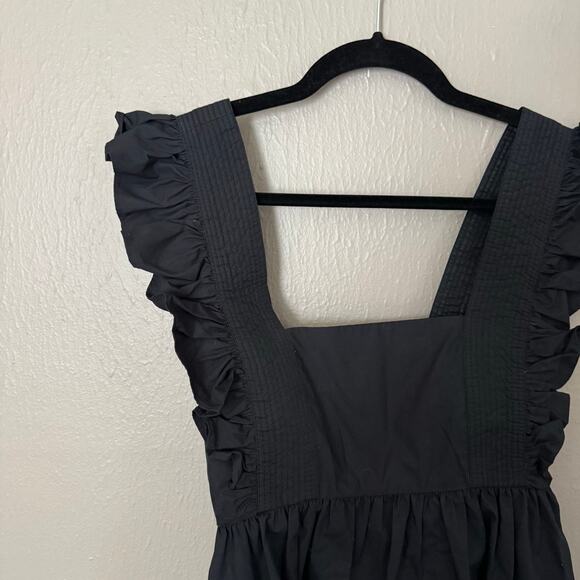 Self-Portrait Draped Sleeve Top with Back Neckline Size US 8 casual summer open - Picture 3 of 8